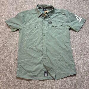 NRS Mens Short Sleeve Snap Front Performance Shirt UPF 50+ Youth Dynamics S